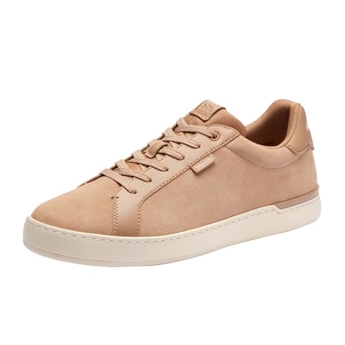 Coach Men's Lowline Low Top Sneakers Taupe 12 Medium | Fashion Sneakers